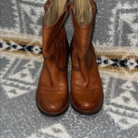 Frye brown leather ankle boots - Picture 4 of 10